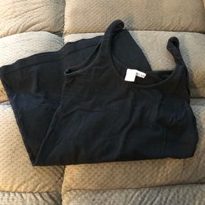 Abound black tank top